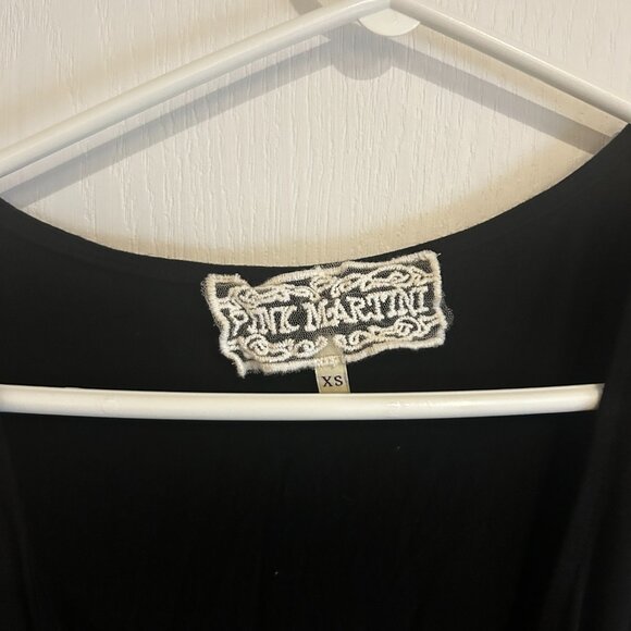 Pink Martini Black Button-Front Sleeveless Midi Dress – Size XS - Picture 2 of 3